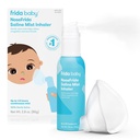 Frida Baby NoseFrida Saline Mist Nasal Inhaler, Αποσυμφορητικό Spray για Συμφόρηση & Αλλεργία Ανακούφιση για Μωρά + Παιδιά, Nasal Saline Spray, Καταπραϋντική Μύτη & Πόνο Λαρύγγι, Περιλαμβάνει Μάσκα