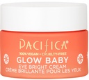 Pacifica Glow Baby Brightening Eye Cream – Vitamin C Under Eye Cream for Dark Circles & Puffiness, Caffeine-Infused Eye Brightener for Cured Eyes Fragrance-Free 0.5 oz Clean Vegan Dermatologist Tested