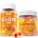 NECISS Χωρίς ζάχαρη CoQ10 Gummies 60 Count + Lutein Gummies 60 Count
