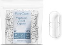 PureCaps USA - Κενά χορτοφαγικά χάπια Vegan μέγεθος 00