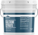 Earthborn Στοιχεία Ασβέστιο Citrate 1 Gallon Bucket, καθαρό & μη αραιωμένο, Εργαστήριο Επαληθευμένο (96 Ουγγιά)