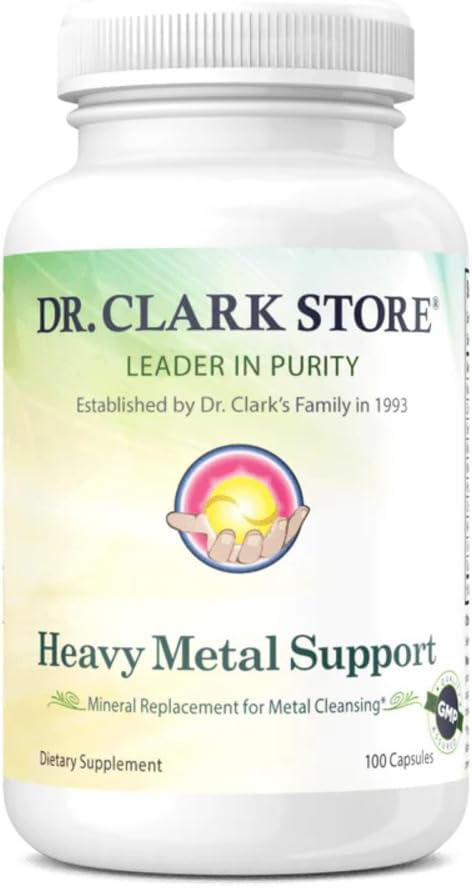 Dr Clark Store Heavy Metal Support, Ορυκτή αντικατάσταση για καθαρισμό μετάλλων, 100 κάψουλες