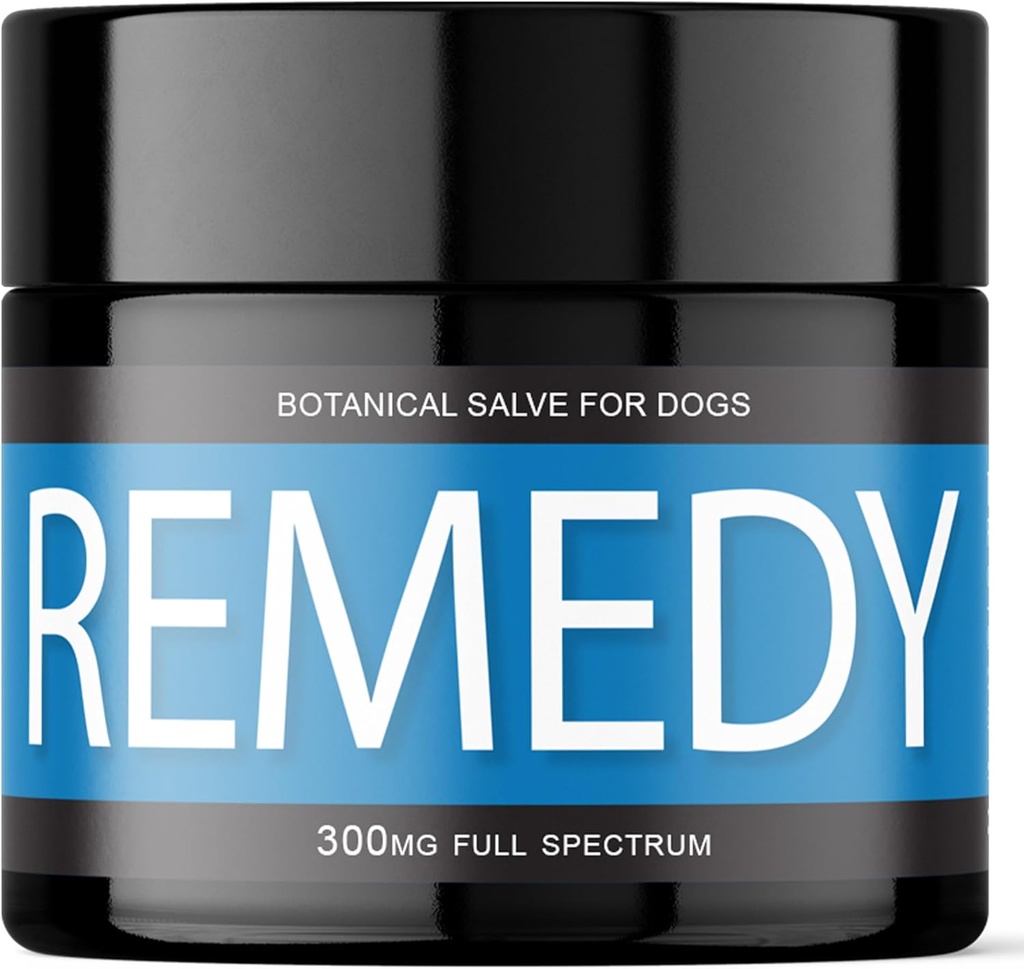 Remedy - Σκύλος Balm με έλαιο κάνναβης - Αμυχές, χτυπήματα, κονδυλώματα, & Δερμάτινα Ετικέτες - Φυσική υποστήριξη ανάπτυξη του δέρματος Salve