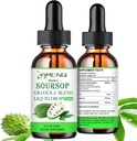 Soursop Bitters Liquid, Organic Pure Soursop Leave and Fruit Extract w. Πολυβιταμίνες σταγόνες Φυσικό ζωντανό bitters P. Λάδι soursop Βρώσιμο για το ανοσοποιητικό & ενέργεια, αντιοξειδωτικό, Colon Liver Detox, Gut Health