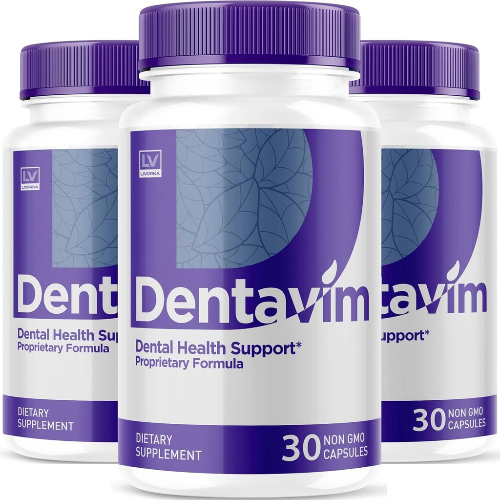 (3 Pack) Dentavim, Dentavim κάψουλες, Dentavim Advanced Formula Pills, Dentavim Όλες οι φυσικές βιταμίνες για στοματική προστασία, Dentavim Κριτικές, 90 κάψουλες για 3 μήνες