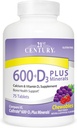 21ος αιώνας Ασβέστιο 600 mg +D Plus Ορυκτά Μασώμενα δισκία, 75 μέτρα