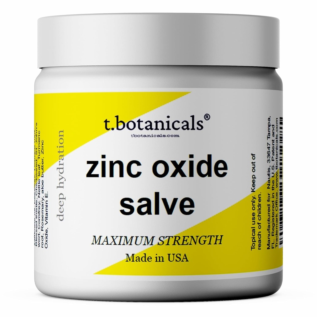 Αλοιφή οξειδίων ψευδάργυρου, TSW balm ψευδάργυρου, oxide ψευδάργυρου Salve, Καταπραϋντική ανακούφιση, φυσικό άλας που γίνεται στις ΗΠΑ