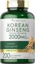 Carlyle Korean Ginseng Extract Capsules 2000 mg 
