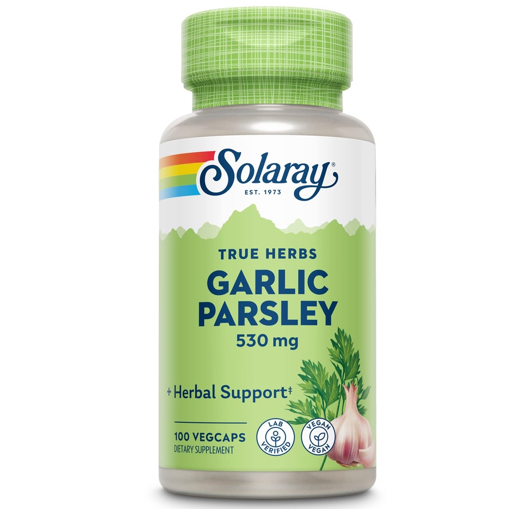 Σκόρδο SOLARAY & Φύλλο Μαϊντανού 530mg 