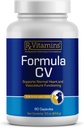 Rx Vitamins Formula CV - κάψουλες καρπού Hawthorn με Taurin για σκύλους & γάτες - Συμπληρώματα υγείας καρδιάς Ενισχυμένα με μαγνήσιο και κάλιο - Senior Dog Vitamins και Senior Cat Vitamins - 90ct
