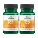 Swanson Φυσική βιταμίνη K2 (Menaquinone-7 από Natto) 50 mcg 30 Sgels (2 Συσκευασία)