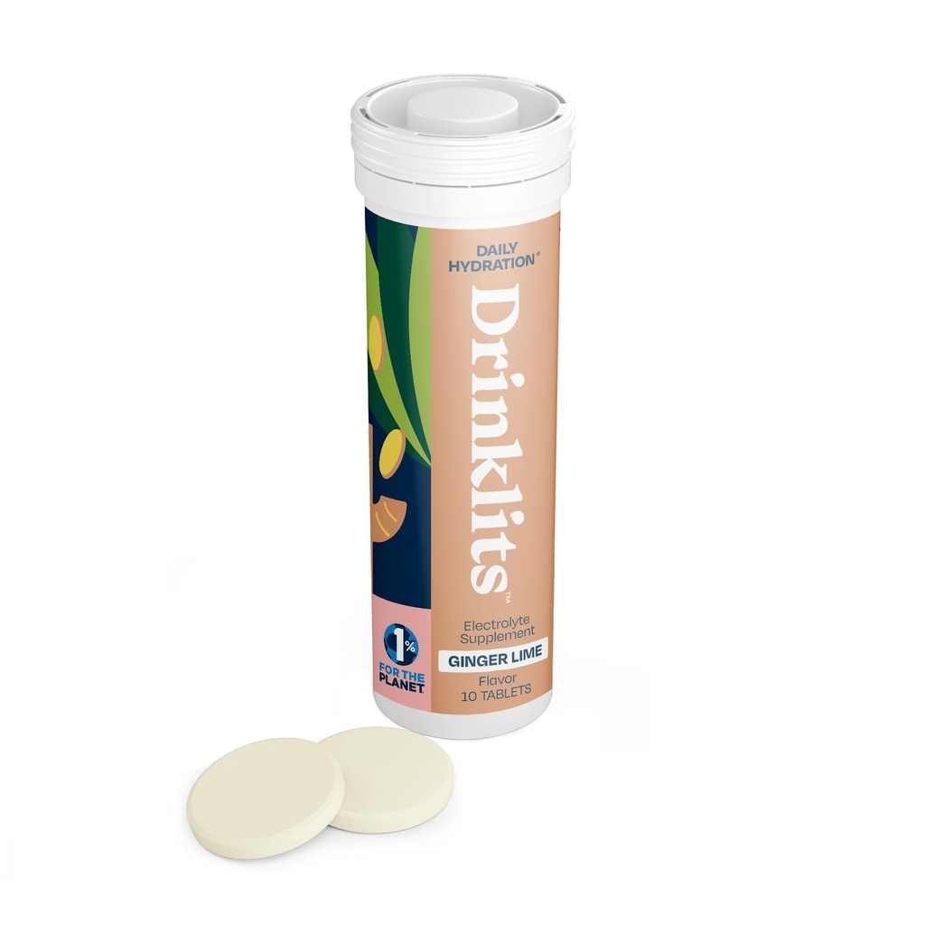 Ταμπλέτες Ginger Lime Electrolyte για Ενυδάτωση 