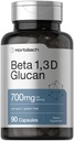 Horbäach Beta Glucan 1 3D 700 mg | 90 Capsules | Beta 1,3, 1,6 D Glucan | Non-GMO, Gluten Free Supplement