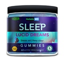 Lucid Dreams Deep Sleep - Mugwort Herb 5 htp Mucuna Pruriens Choline Συμπληρώματα - Gummies Sugar Free Vegan 60 ct