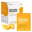 TRULEAN Everyday Wellness Shot Powder - Turmeric, Ginger, Βιταμίνη C, Ανοσία & ανοσοποιητικό συμπλήρωμα υποστήριξης - Κανένα τεχνητό συστατικά, χωρίς ζάχαρη και γλουτένη χωρίς - 30 συσκευασίες Εσπεριδοειδή Γεύση