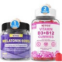 NECISS Μελατονίνη, Βιταμίνη D3 + Βιταμίνη B12 Gummies