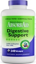 AbsorbAid Digestive Enzymes 240 vCaps, Αποδεδειγμένα για την αύξηση της ζωτικής απορρόφησης θρεπτικών συστατικών κατά 71%
