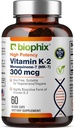 δισόφιλη βιταμίνη K2 MK-7 300mcg, 60 κάψουλες Vegan – Συμπλήρωμα υψηλής ισχύος για την Οστική Δύναμη και την Ανοσολογική Υγεία