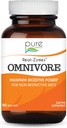 Real-Zymes™ OMNIVORE Digestive Enzymes Supplement with Probiotics for Better Digestion - Natural Support for Relief of Bloating, Gas, Belching, Diarrhea, Constipation, IBS, etc. - 90 Caps