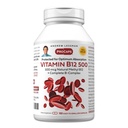 ANDREW LESSMAN Βιταμίνη B12 500 180 κάψουλες - Απορρόφηση-προστατευόμενη μεθυλοκοβαλαμίνη (Φυσικό συνένζυμο Βιταμίνη B12), Απαραίτητη για την ενέργεια και την υποστήριξη του στρες, Plus B-σύμπλεγμα, εύκολο να καταπιούν κάψουλες