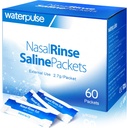 Waterpulse 60 Nasινικό ξέπλυμα πακέτα, Αποτελεσματική Neti Pot Salt Packets, Nasal Ξεπλένονται Salt Packets μεμονωμένα τυλιγμένα - βολική λύση για ιγμορίτιδα, Αλλεργίες και κρύο ανακούφιση