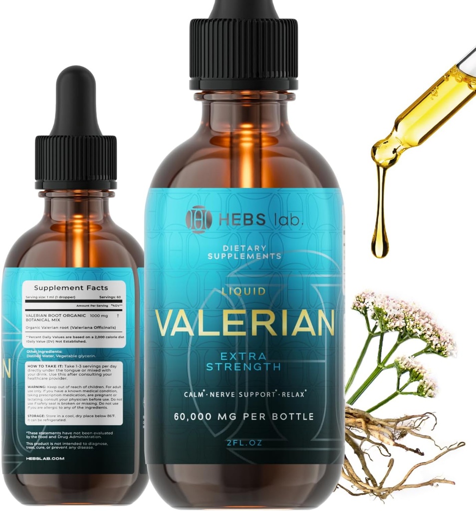 εκχύλισμα ρίζας βαλεριάνας – Slеp Βάμμα – Made in USA Herb Sleеp Supplement - Ρίζες βαλεριάνας 2 Fl Oz