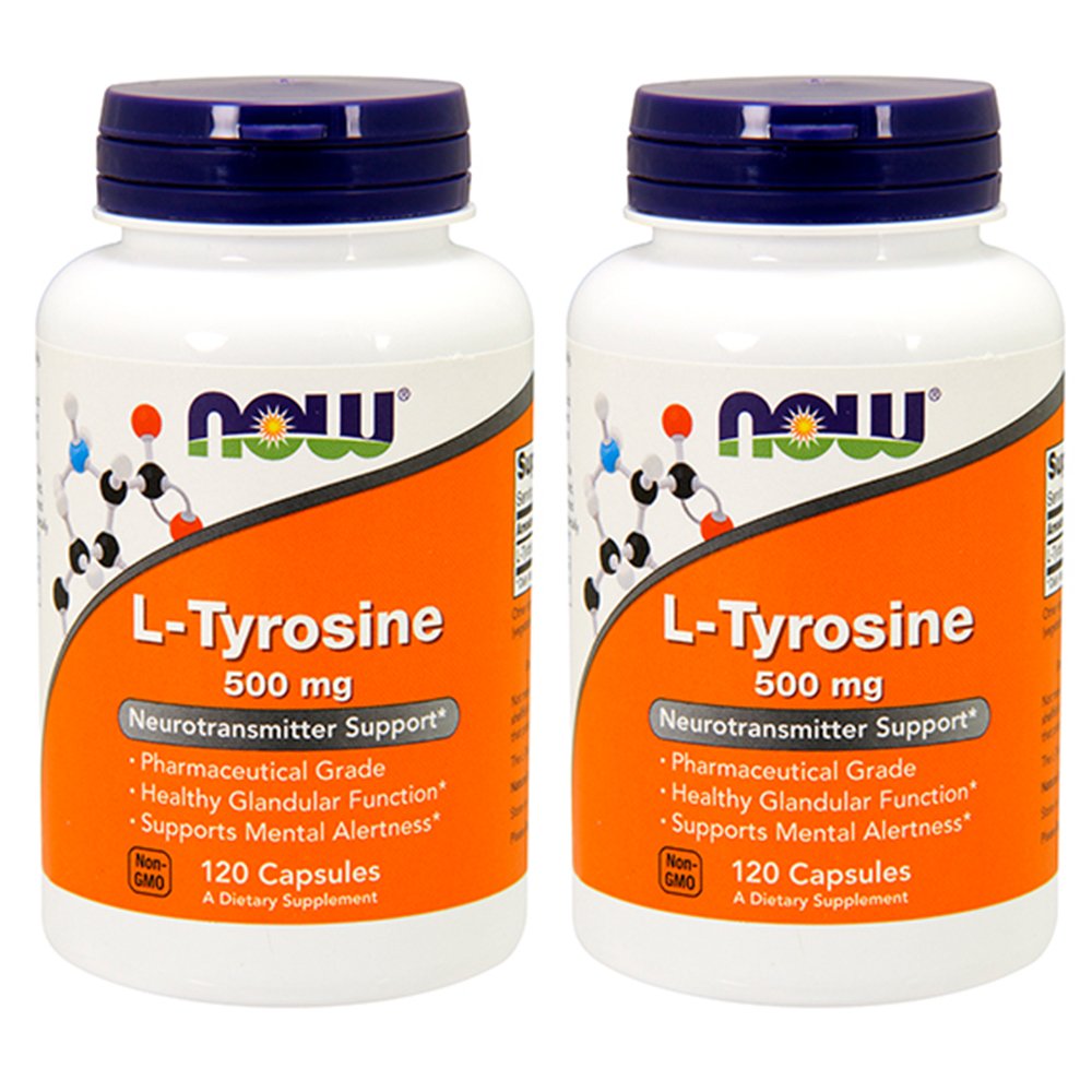 L- Τυροσίνη 500 mg 120 Καψάκια (συσκευασία των 2)