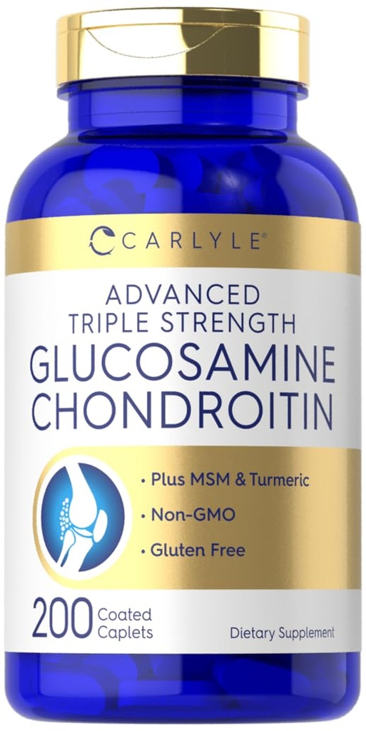 Carlyle Glucosamine Chondroitin MSM Turmeric 