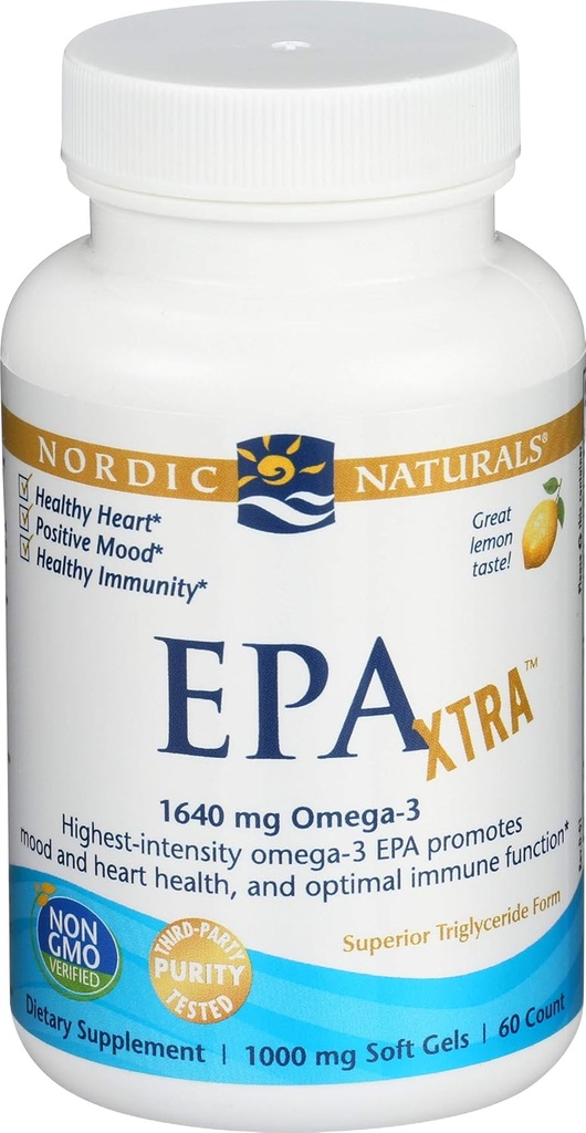 Βόρεια φυσικά Epa Xtra λεμόνι, 60 Ct