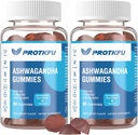 2 Πακέτο Ashwagandha Gummies & βιταμίνη D3 Gummies Organic Aswangdha συμπλήρωμα για τη βελτίωση του ύπνου, το στρες ανακούφιση και την ηρεμία Mood (μη GMO, χωρίς γλουτένη & ζάχαρη)