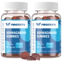 2 Πακέτο Ashwagandha Gummies & βιταμίνη D3 Gummies Organic Aswangdha συμπλήρωμα για τη βελτίωση του ύπνου, το στρες ανακούφιση και την ηρεμία Mood (μη GMO, χωρίς γλουτένη & ζάχαρη)