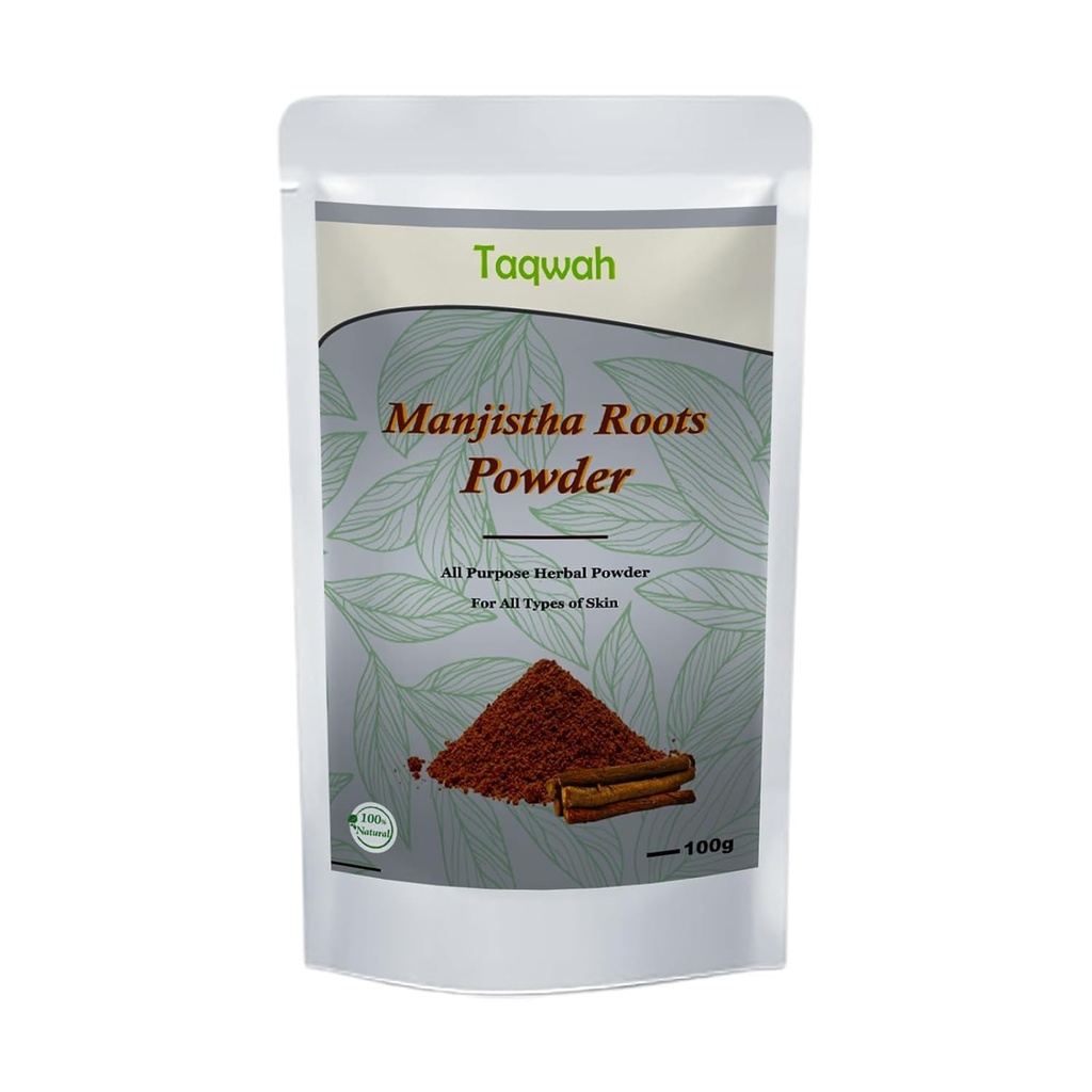 Manjistha σκόνη- Rubia Cordifolia για πρόσωπο, μαλλιά, & φροντίδα του δέρματος 