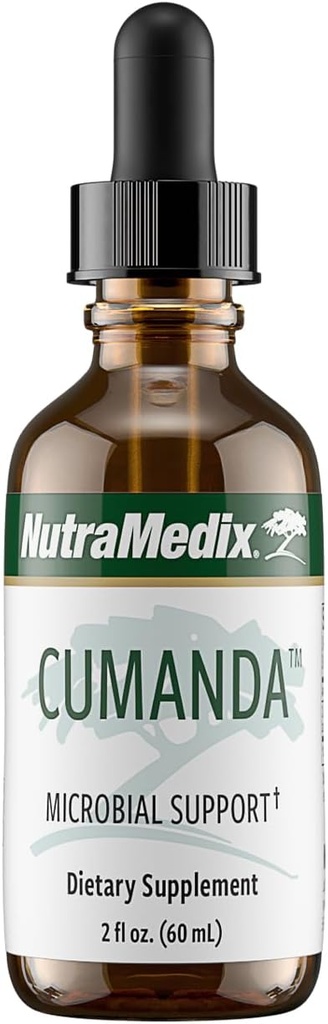 NutraMedix Cumanda Liquid Immune Support Supplement - Herbal Tincture to Promote Microbial, Digestive & Gut Health for Women & Men - Made with Huacapurana Tree Bark Extract (2oz / 60ml)