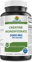 Brieofood Creatine Hills 3000 mg ανά σερβιρίσματος - 240 δισκία - 3ο Party Lab Tested for Purity & Quality - Βοηθά στη βελτίωση της Αθλητικής Απόδοσης