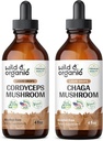Βάμμα Wild & Organic Cordyceps 4 fl oz & Chaga Mushroom Βάμμα 4 fl oz