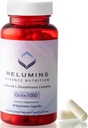 Relumins L Glutathionone Supplement Complex - Μειωμένη Γλουταθειόνη 1000mg με Alpha Lipoic Acid & Rose HIPS κάψουλες για Νουριχτό & πιο απαλό δέρμα, Made in USA - 60 Caps