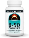 Source Naturals B- 50 Complex - Υποστηρίζει την παραγωγή ενέργειας* - 50 mg - 100 δισκία