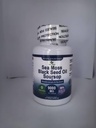 Sea Moss Softgel, Sea Moss Black Seed Oil Soursop Bladderwrack Burdock Turmeric for Cell Regenation,Detox,Gut,Joint Support,Chew Superfood Seamoss 6X Stronger than Sea Moss Gel, Capsule,Gummy