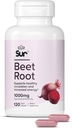 Sur Organic Beet Root Κάψουλες 1000mg - Υποστηρίζει υγιή κυκλοφορία και αυξημένη ενέργεια - Nitric Oxide Superfood (120 κάψουλες)