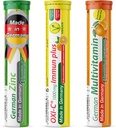 T&D German Immun Boost Package 60 Servings - Vegan, Zero Sugar - Ποτό Αναβράζοντα δισκία - Βιταμίνη C, Ψευδάργυρος, Multivitamin Pharma - Made in Germany