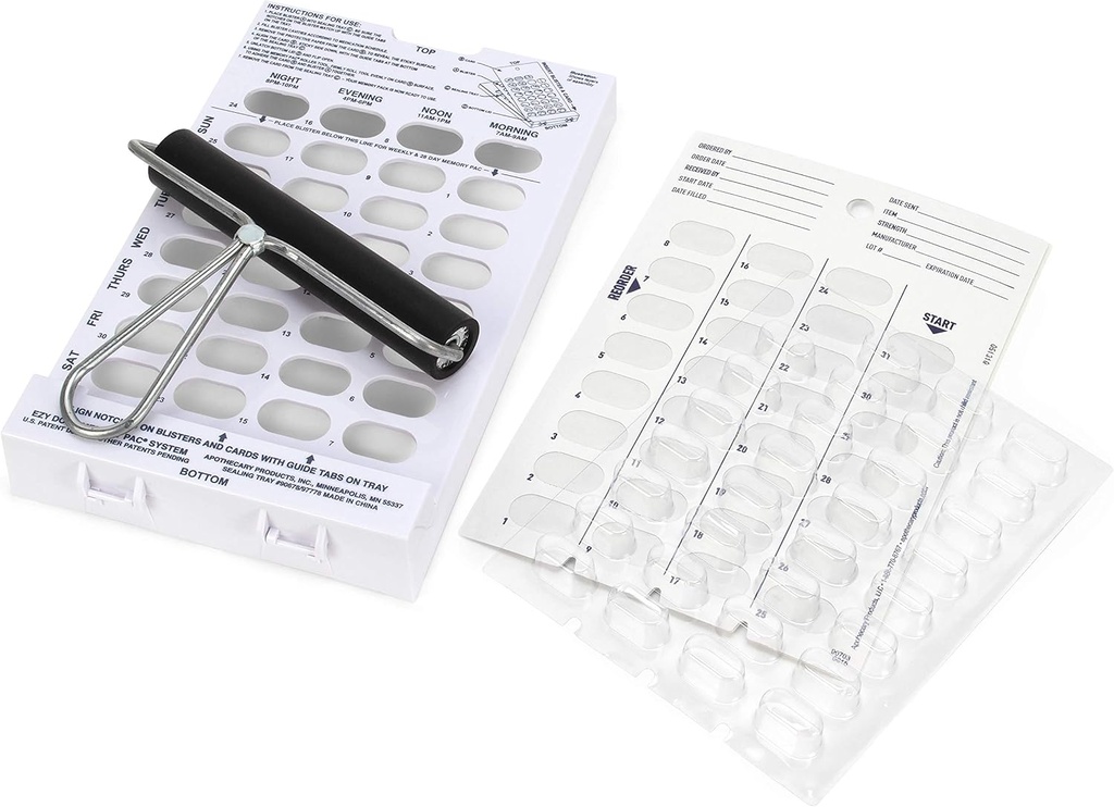 Ezy Dose Disposable (31-Day) Χάπια, Ιατρική, Βιταμίνη Organizer Box 