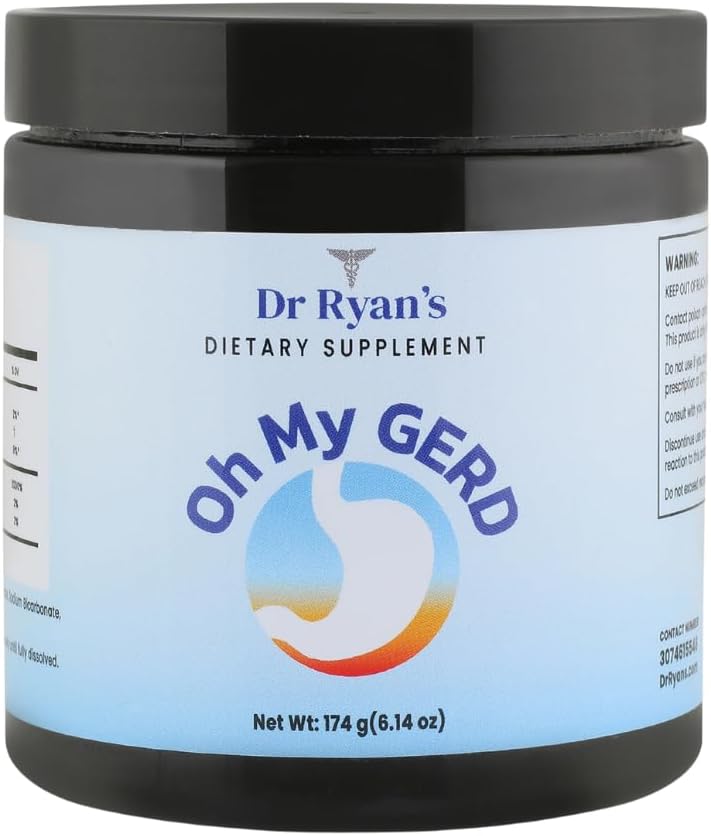 Dr Ryan's - Oh My GERD - για την γαστρική αναρρόφηση, GERD, Heartburn, Indigetion & More - Στοματική, Γνωστική & Πειθαρχική Υποστήριξη - Εξουδετέρωση στομαχικού οξέος - Συμπλήρωμα διατροφής - Φυσικό αντιόξινο δισκίο Εναλλακτικό