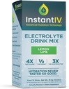 Electrolytes Powder - 3X Electrolytes,1/2 Sugar with Vitamin C, B3, B6, Electrolytes Powder Packets for Hydration, Recovery & Immunity, Vegan & Gluten Free | Lemon Lime - 12 Packets