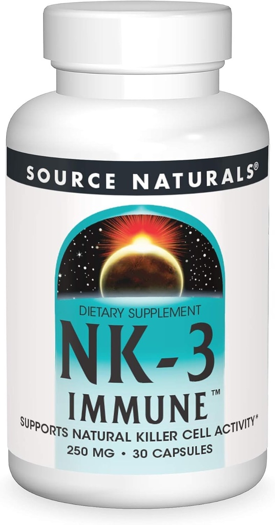 Source Naturals NK-3 Ανοσοποιητικό με Βιταμίνη C 250mg, 30 Κάψουλες