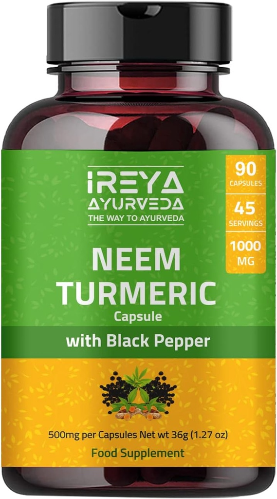 Κάψουλες Neem & Turmeric 