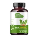 Neem & Turmeric Capsules | 90 Capsules Made Black Pepper, Neem, Turmeric