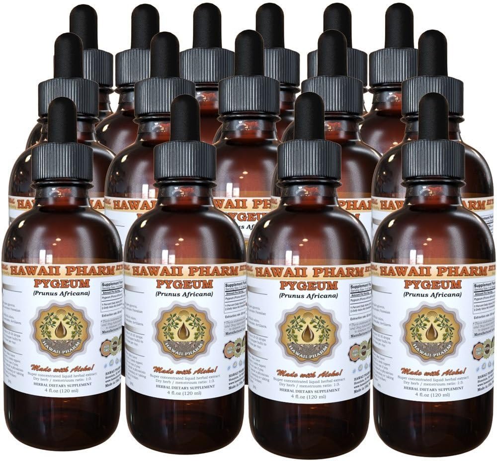 Pygeum Liquid Extract, Pygeum (Pygeum Africanum) Βάμμα, συμπλήρωμα βοτάνων, Hawaii Pharm, Made in USA, 15x4 fl.oz