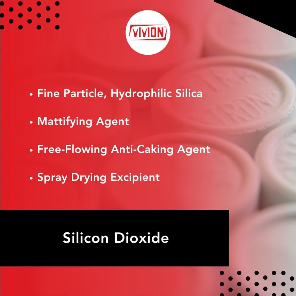 Silicon Dioxide Powder - Bulk 25 lb - Sipernat 22S Φαρμακευτικός βαθμός Ακατέργαστη πυριτία - Υγρασία-Απορροφώντας Αντισυσσωρευτική Flow Agent - Spray Drying Έκδοχο