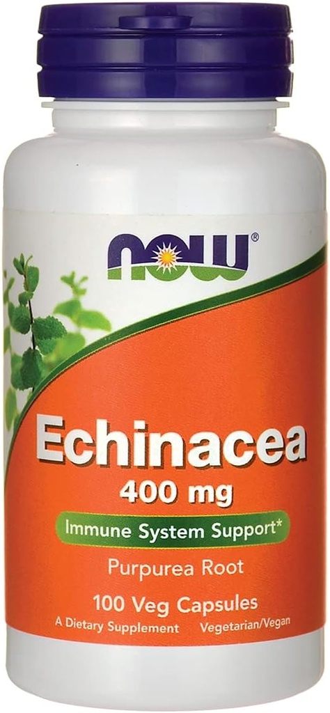 Τώρα τρόφιμα Echinacea Root Purpurea 400mg 100 Caps