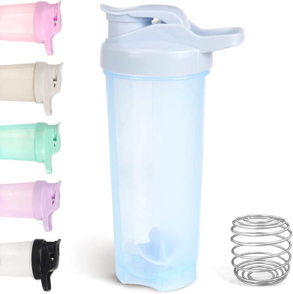 D.Y.A 24oz Shaker μπουκάλι, Leak Proof Sports Shakes για την πρωτεΐνη Shakes, Shaker μπουκάλι για την προ προπόνηση και τα ταξίδια για να πάει, BPA δωρεάν και εύκολος shakeler πρωτεΐνης μπουκάλι, μπλε